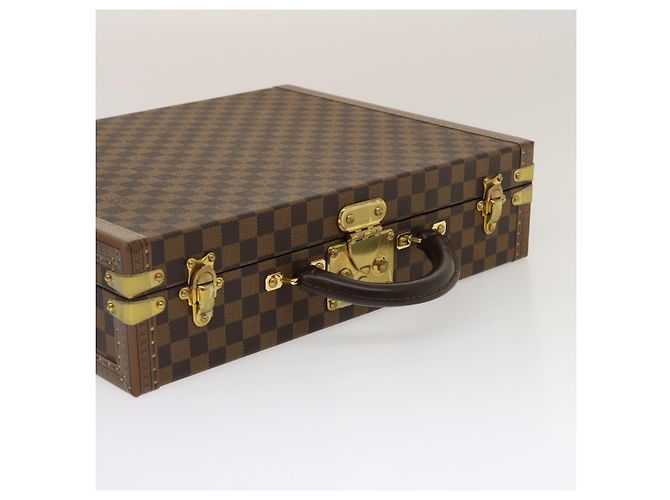 LOUIS VUITTON Trunk Presidente Damier Ebene SPO N47500 LV Auth 29584SM - vista 6