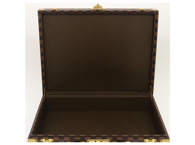 LOUIS VUITTON Trunk Presidente Damier Ebene SPO N47500 LV Auth 29584SM - vista 9