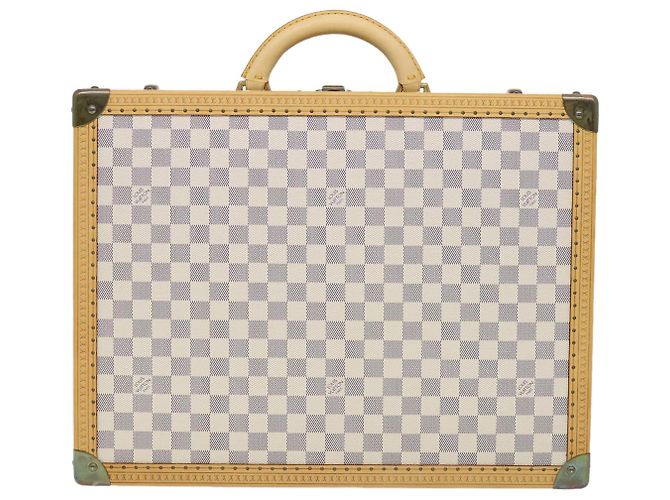LOUIS VUITTON Valigia Cotteville 45 Damier Azur SPO LV Auth 38808SM - vista 13