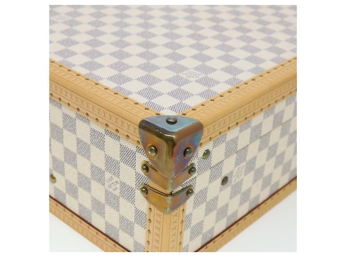 LOUIS VUITTON Valigia Cotteville 45 Damier Azur SPO LV Auth 38808SM - vista 15