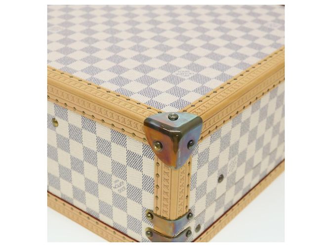 LOUIS VUITTON Valigia Cotteville 45 Damier Azur SPO LV Auth 38808SM - vista 17