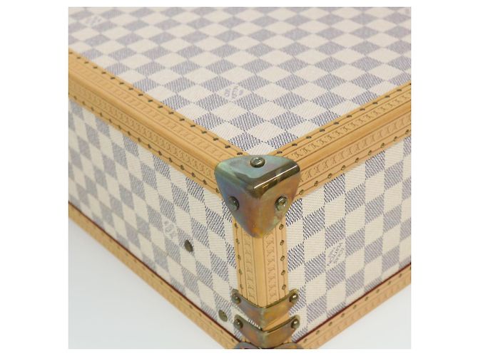 LOUIS VUITTON Valigia Cotteville 45 Damier Azur SPO LV Auth 38808SM - vista 18