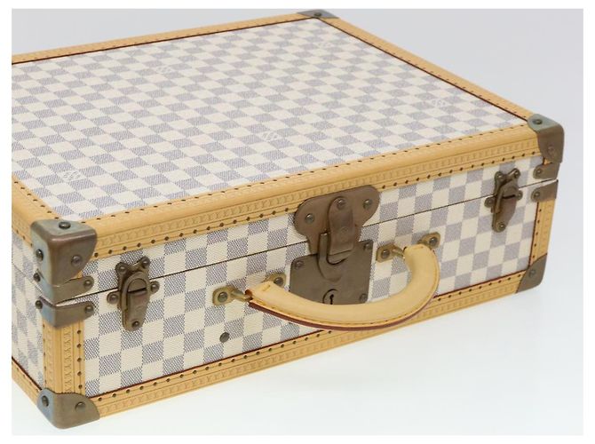 LOUIS VUITTON Valigia Cotteville 45 Damier Azur SPO LV Auth 38808SM - vista 6