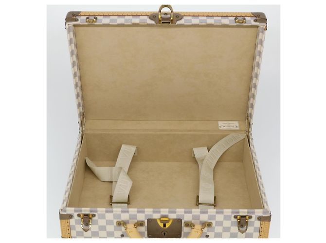 LOUIS VUITTON Valigia Cotteville 45 Damier Azur SPO LV Auth 38808SM - vista 9