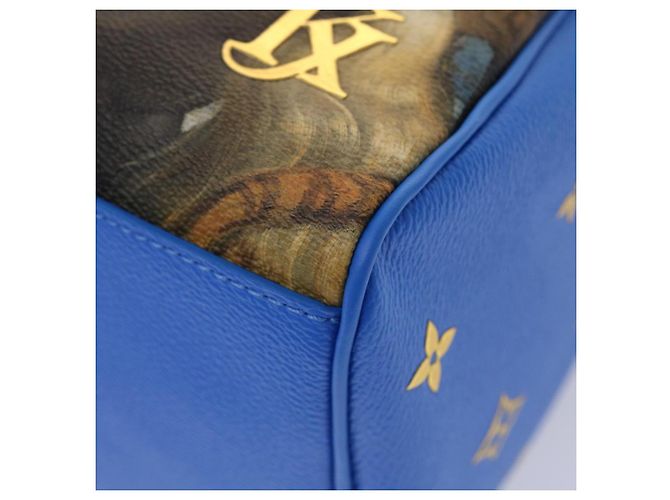 LOUIS VUITTON Masters Kollektion RUBENS Speedy 30 Handtasche M43305 LV Auth 47435SM Blau - Ansicht 16