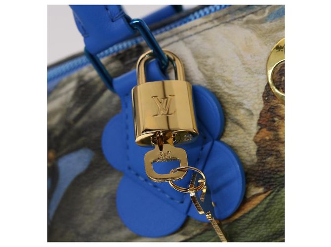 LOUIS VUITTON Masters Kollektion RUBENS Speedy 30 Handtasche M43305 LV Auth 47435SM Blau - Ansicht 18