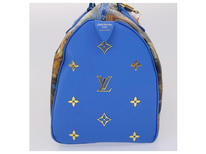 LOUIS VUITTON Masters Kollektion RUBENS Speedy 30 Handtasche M43305 LV Auth 47435SM Blau - Ansicht 3