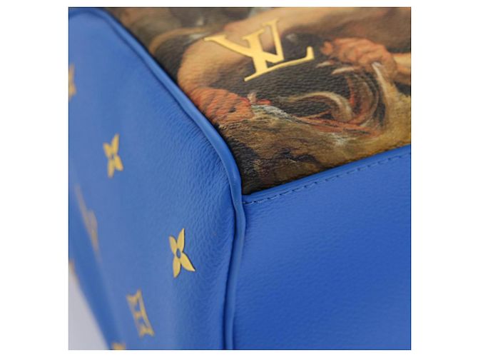 LOUIS VUITTON Masters Kollektion RUBENS Speedy 30 Handtasche M43305 LV Auth 47435SM Blau - Ansicht 8