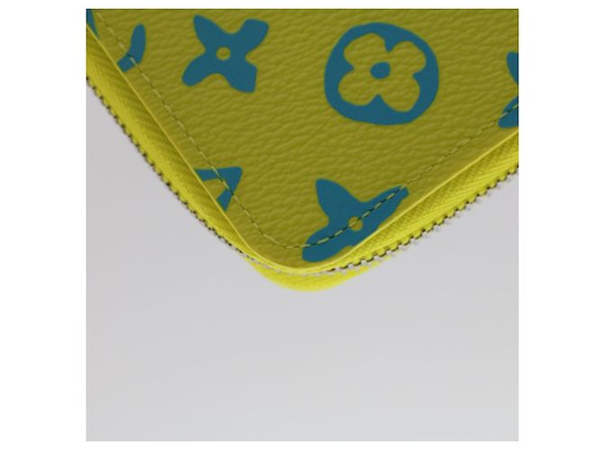 Carteira Vertical Zippy Playground LOUIS VUITTON Amarela M82005 Auth 48507SM Amarelo - vista 15