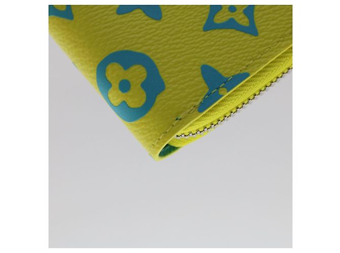 Carteira Vertical Zippy Playground LOUIS VUITTON Amarela M82005 Auth 48507SM Amarelo - vista 16