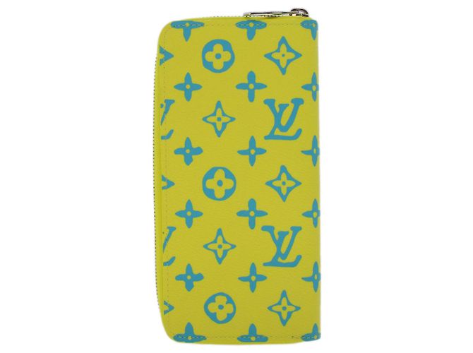 Carteira Vertical Zippy Playground LOUIS VUITTON Amarela M82005 Auth 48507SM Amarelo - vista 2