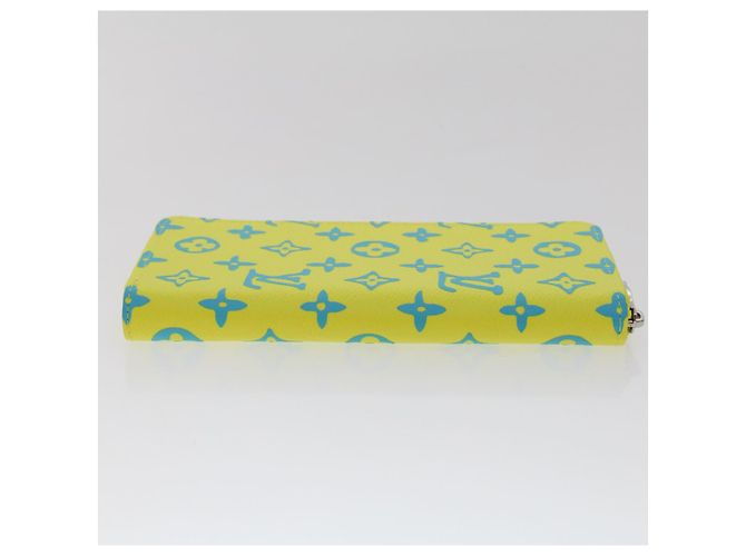 Carteira Vertical Zippy Playground LOUIS VUITTON Amarela M82005 Auth 48507SM Amarelo - vista 3