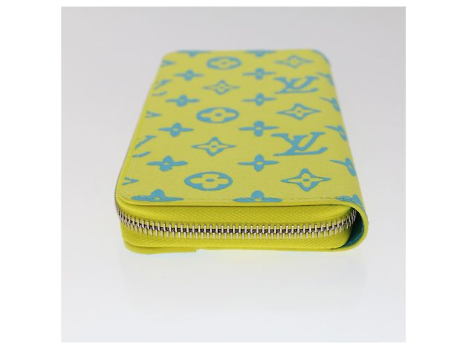 Carteira Vertical Zippy Playground LOUIS VUITTON Amarela M82005 Auth 48507SM Amarelo - vista 5