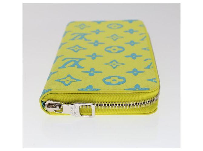 Carteira Vertical Zippy Playground LOUIS VUITTON Amarela M82005 Auth 48507SM Amarelo - vista 6