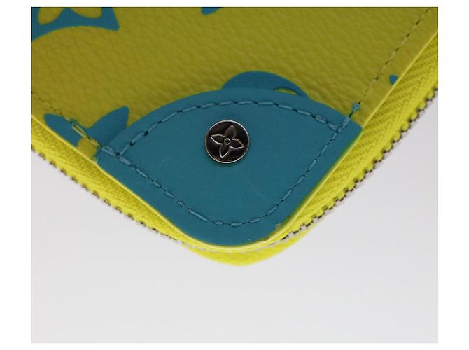 Carteira Vertical Zippy Playground LOUIS VUITTON Amarela M82005 Auth 48507SM Amarelo - vista 7