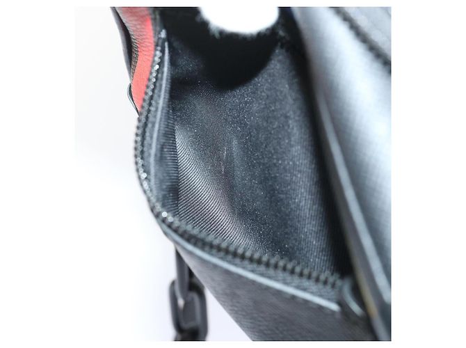 LOUIS VUITTON Taiga Rainbow Mini Soft Trunk Shoulder Bag M30351 LV Auth 50210SM Black - view 18