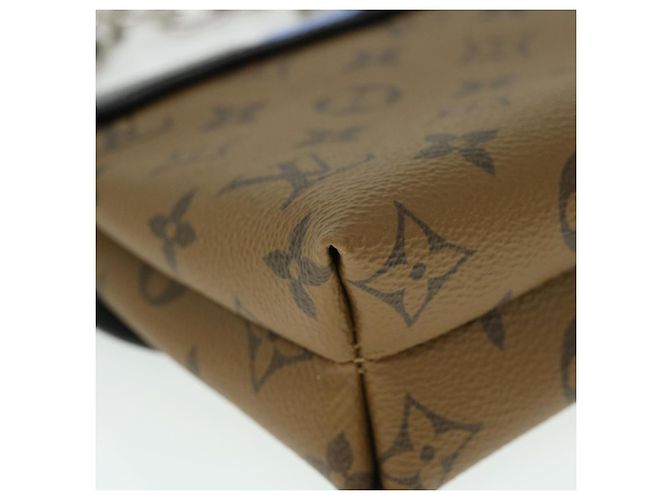 LOUIS VUITTON Pochette Reverse Maschera Kabuki Solo Giappone M43495 LV Auth 51543SM Monogramma - vista 17