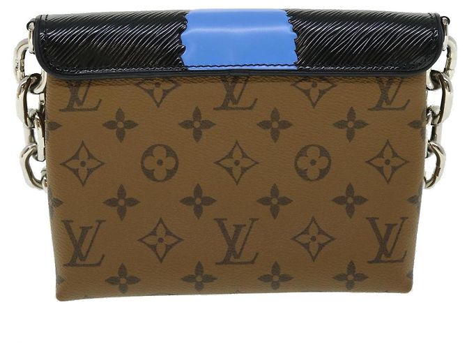 LOUIS VUITTON Pochette Reverse Maschera Kabuki Solo Giappone M43495 LV Auth 51543SM Monogramma - vista 2