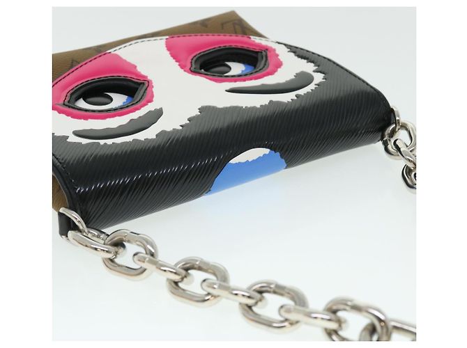 LOUIS VUITTON Pochette Reverse Maschera Kabuki Solo Giappone M43495 LV Auth 51543SM Monogramma - vista 6