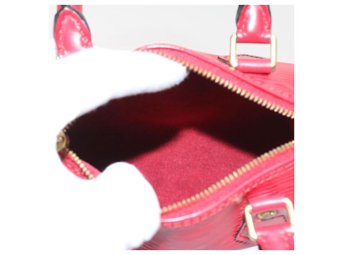 LOUIS VUITTON Borsa a Mano Epi Mini Speedy SPO 2way Rossa LV Auth 56797SM Rosso - vista 10