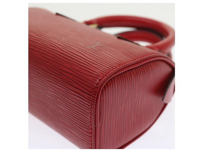 LOUIS VUITTON Borsa a Mano Epi Mini Speedy SPO 2way Rossa LV Auth 56797SM Rosso - vista 16