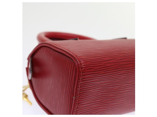LOUIS VUITTON Borsa a Mano Epi Mini Speedy SPO 2way Rossa LV Auth 56797SM Rosso - vista 17