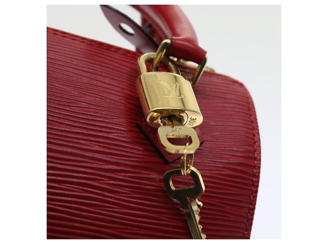 LOUIS VUITTON Borsa a Mano Epi Mini Speedy SPO 2way Rossa LV Auth 56797SM Rosso - vista 20