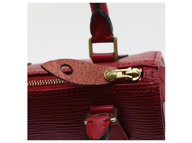 LOUIS VUITTON Borsa a Mano Epi Mini Speedy SPO 2way Rossa LV Auth 56797SM Rosso - vista 21