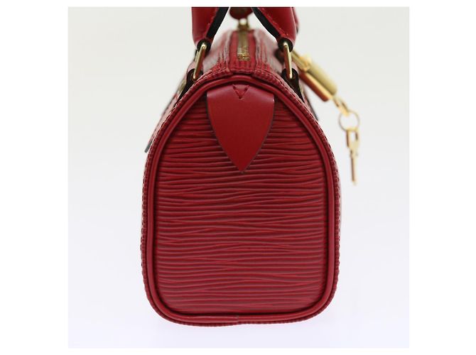 LOUIS VUITTON Borsa a Mano Epi Mini Speedy SPO 2way Rossa LV Auth 56797SM Rosso - vista 4