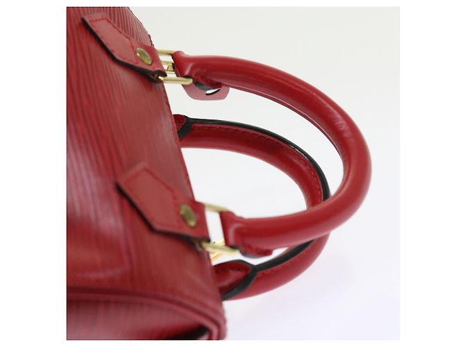 LOUIS VUITTON Borsa a Mano Epi Mini Speedy SPO 2way Rossa LV Auth 56797SM Rosso - vista 8