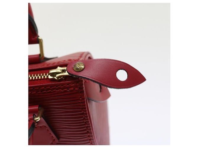 LOUIS VUITTON Borsa a Mano Epi Mini Speedy SPO 2way Rossa LV Auth 56797SM Rosso - vista 9