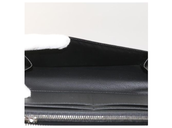 Cartera Vertical Zippy Monogram Eclipse LOUIS VUITTON M62295 Auth 65226SM Monograma - vista 11