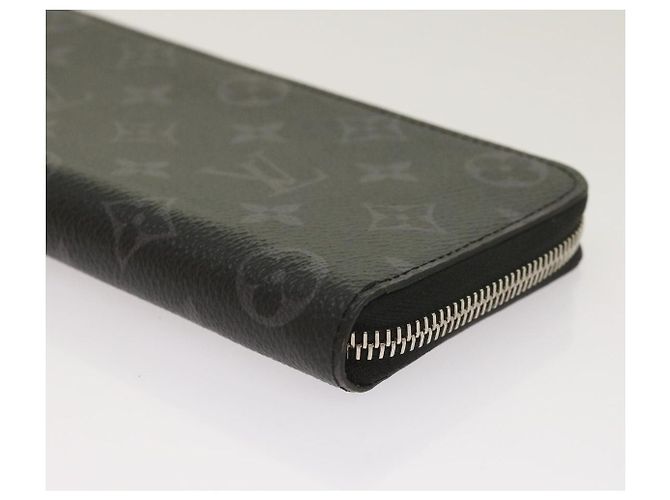 Cartera Vertical Zippy Monogram Eclipse LOUIS VUITTON M62295 Auth 65226SM Monograma - vista 14