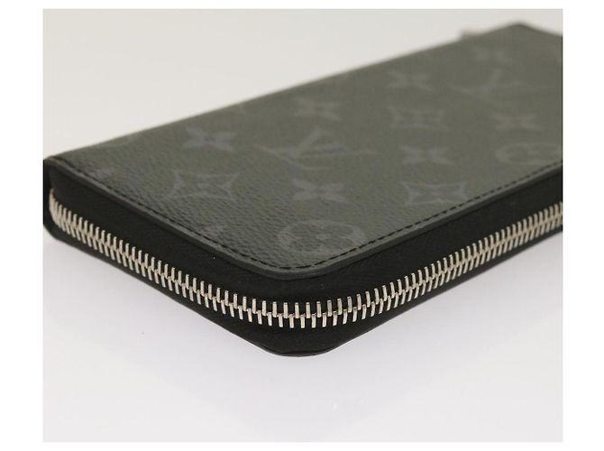 Cartera Vertical Zippy Monogram Eclipse LOUIS VUITTON M62295 Auth 65226SM Monograma - vista 17