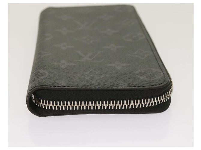 Cartera Vertical Zippy Monogram Eclipse LOUIS VUITTON M62295 Auth 65226SM Monograma - vista 6