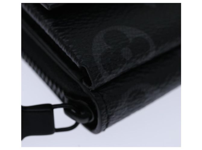 LOUIS VUITTON Monogram Eclipse Discovery Compact Wallet M67630 LV Auth 70054SM - view 14
