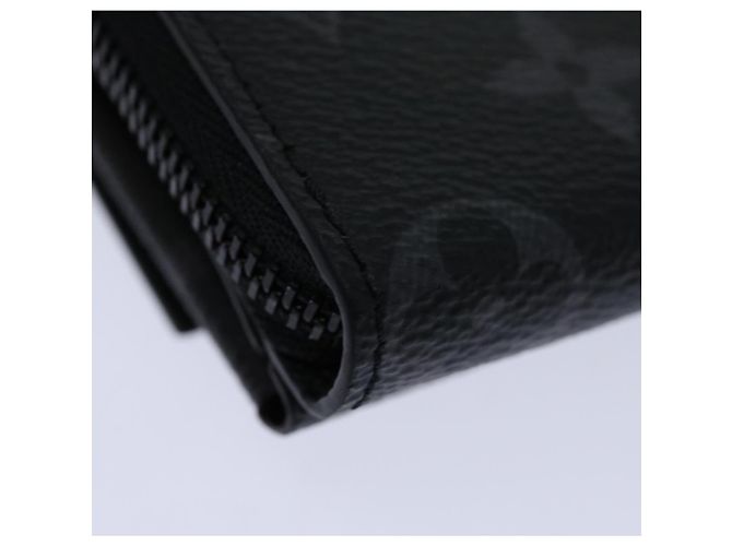 LOUIS VUITTON Monogram Eclipse Discovery Compact Wallet M67630 LV Auth 70054SM - view 16