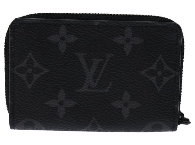 LOUIS VUITTON Monogram Eclipse Discovery Compact Wallet M67630 LV Auth 70054SM - view 2