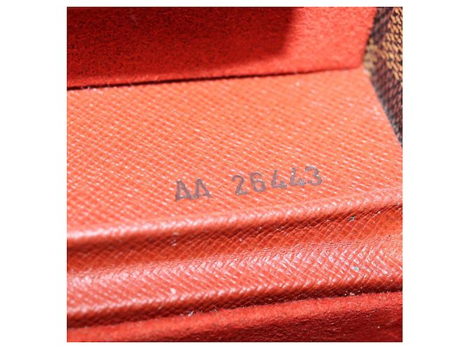 LOUIS VUITTON Valigetta Attache Damier Ebene Borsa a Mano LV Auth 74042SM - vista 11