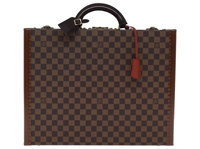 LOUIS VUITTON Valigetta Attache Damier Ebene Borsa a Mano LV Auth 74042SM - vista 13