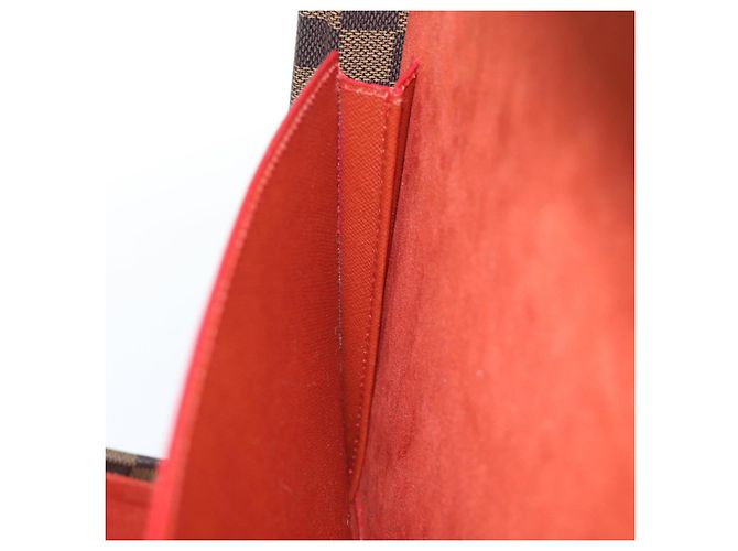 LOUIS VUITTON Valigetta Attache Damier Ebene Borsa a Mano LV Auth 74042SM - vista 24