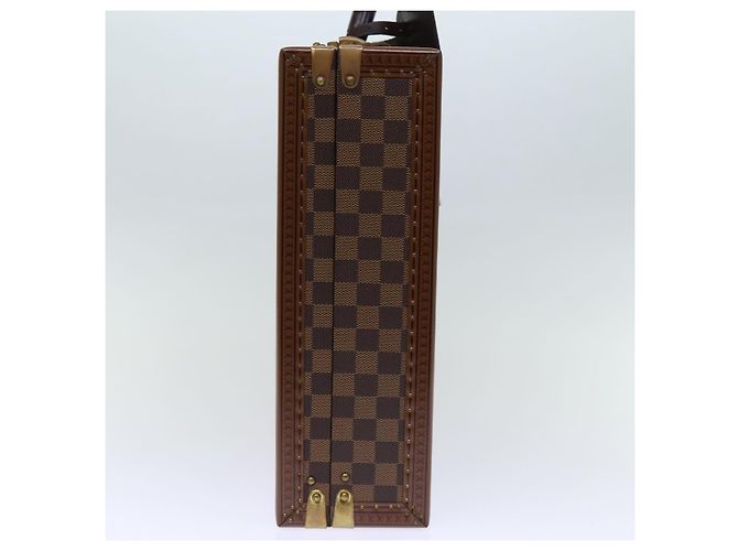 LOUIS VUITTON Valigetta Attache Damier Ebene Borsa a Mano LV Auth 74042SM - vista 3
