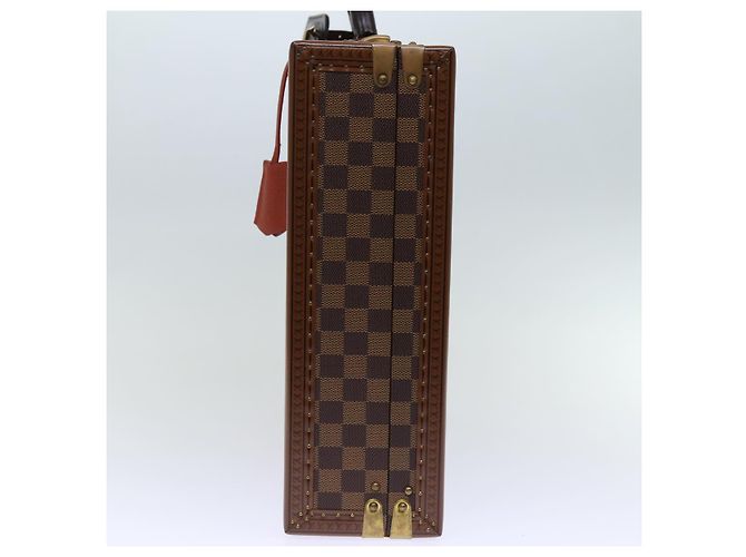 LOUIS VUITTON Valigetta Attache Damier Ebene Borsa a Mano LV Auth 74042SM - vista 4