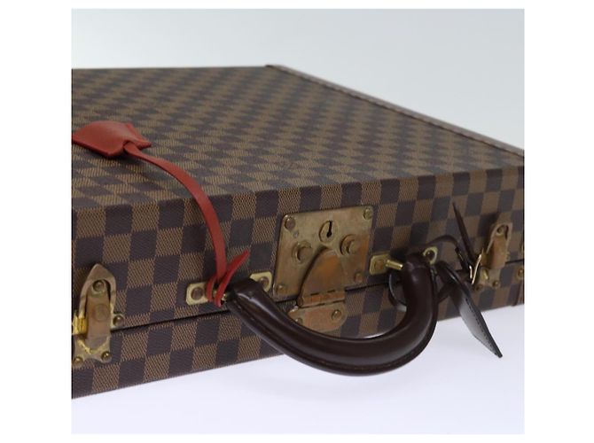 LOUIS VUITTON Valigetta Attache Damier Ebene Borsa a Mano LV Auth 74042SM - vista 6
