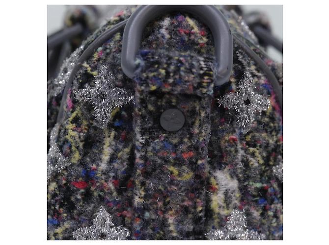 LOUIS VUITTON Monogram Felt Keepall XS Borsa a mano Grigia M80821 LV Auth 86001SM Marrone - vista 18