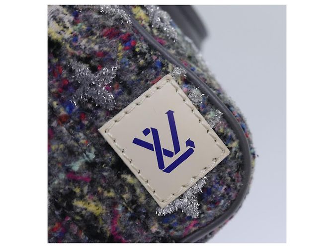 LOUIS VUITTON Monogram Felt Keepall XS Borsa a mano Grigia M80821 LV Auth 86001SM Marrone - vista 19