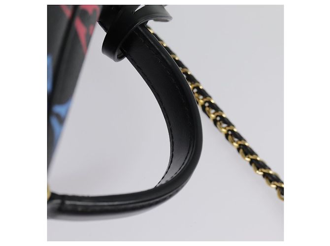 LOUIS VUITTON Monogram Game On Vanity PM Borsa a Mano Nera M57482 LV Auth 89082SM Nero - vista 14