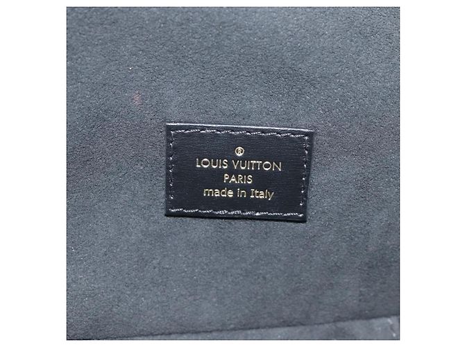 LOUIS VUITTON Monogram Game On Vanity PM Borsa a Mano Nera M57482 LV Auth 89082SM Nero - vista 20