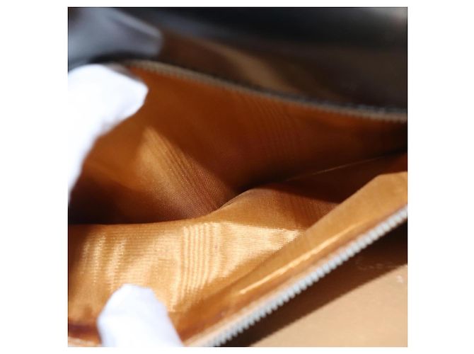 Céline Borsa a mano CELINE in pelle nera e oro Auth BD058V Nero D'oro - vista 25