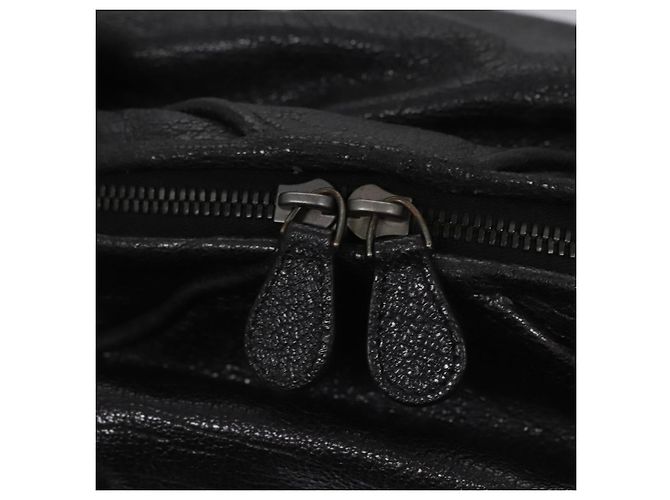 Autre Marque BORSA IN PELLE DI CAPRA BOTTEGA VENETA NERA Auth mr1050V Nero - vista 10